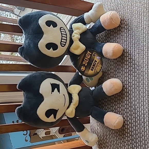 Bendy Plush Toy The Ink Machine Series Lot of 2 Stuffed Animal - Picture 1 of 3